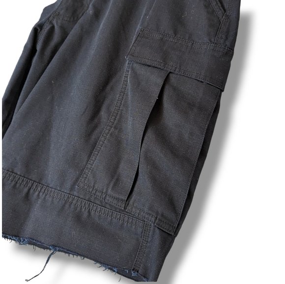 5.11 Tactical Cargo Cutoff Techwear Shorts Conceal Carry in Navy: Mens Large - Picture 4 of 8